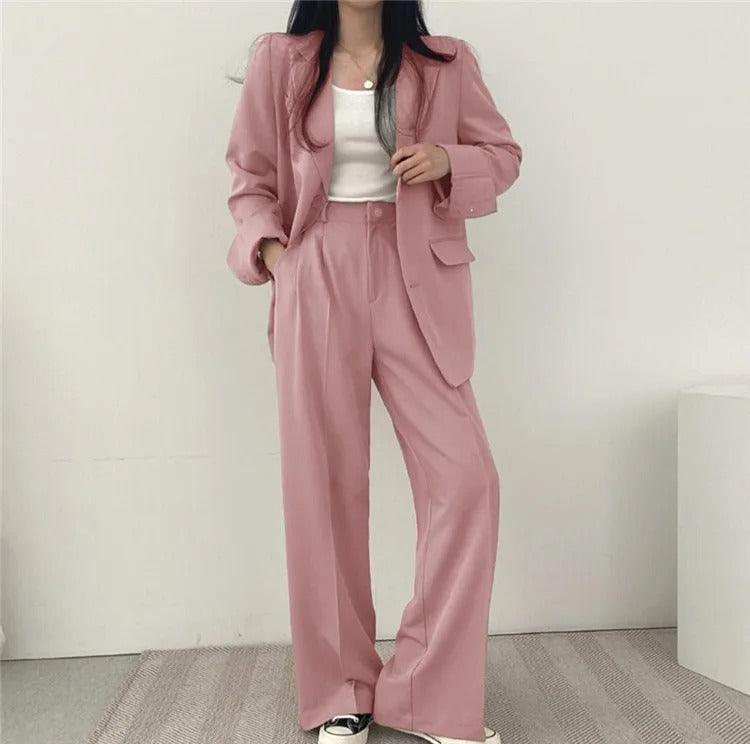 Oversized Blazer Trouser Suit Set