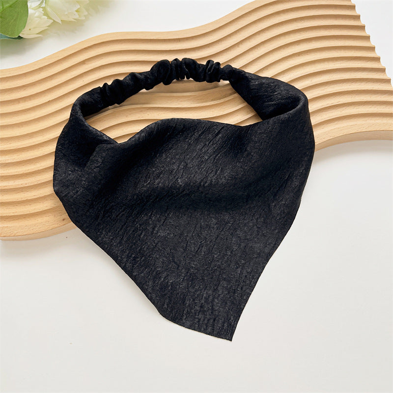 Satin Slip-On Hair Bandana