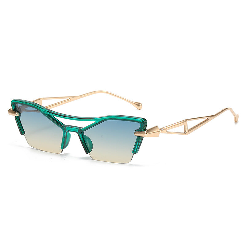 Sculpted Cat Eye Sunglasses