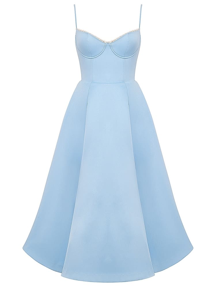 Sweetheart Tulle Midi Dress