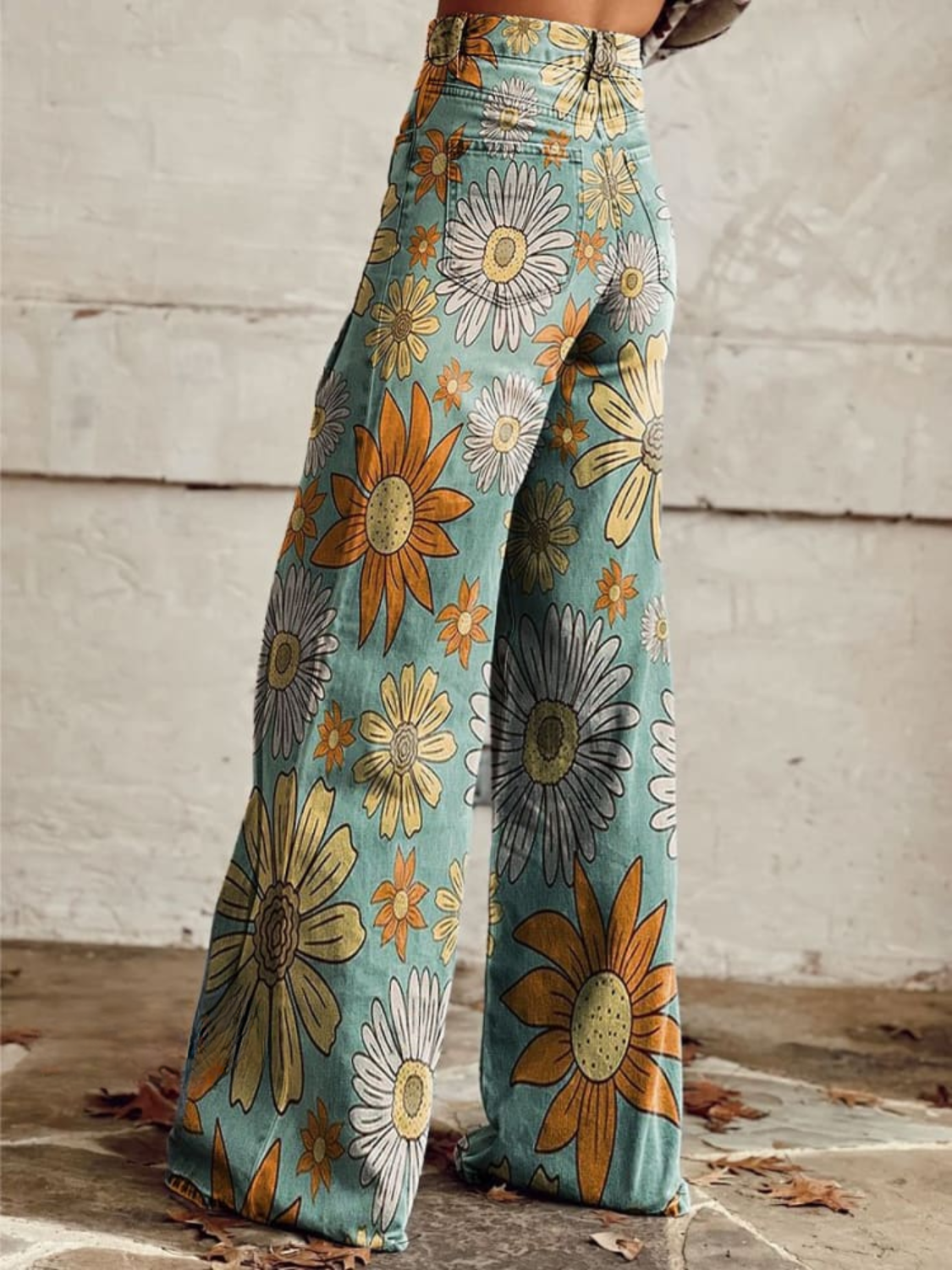 Floral Palazzo Trousers