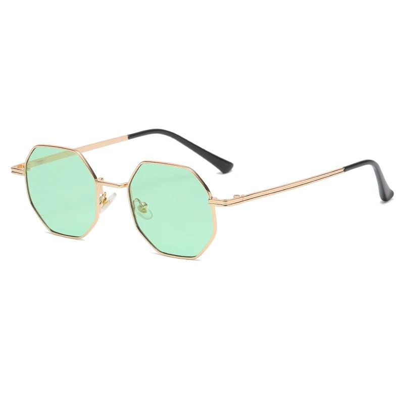 Polygonal Metal Sunglasses