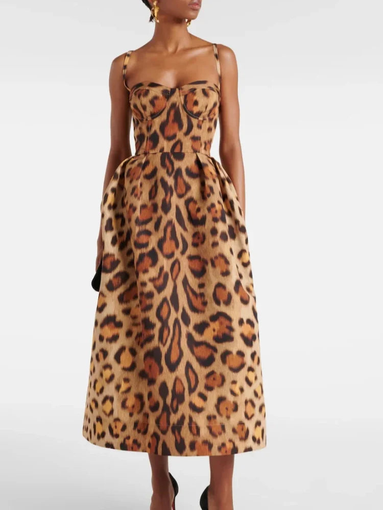 Bustier Bodycon Midi Dress