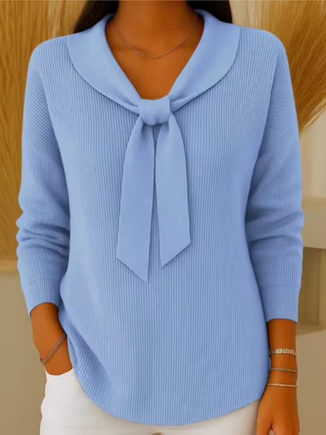 Bow Detail Soft Knit Jumper