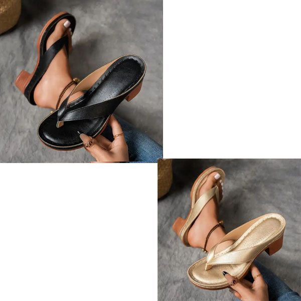 SoleComfort | ๐บ2025 new Orthopaedic sandals with thick heel