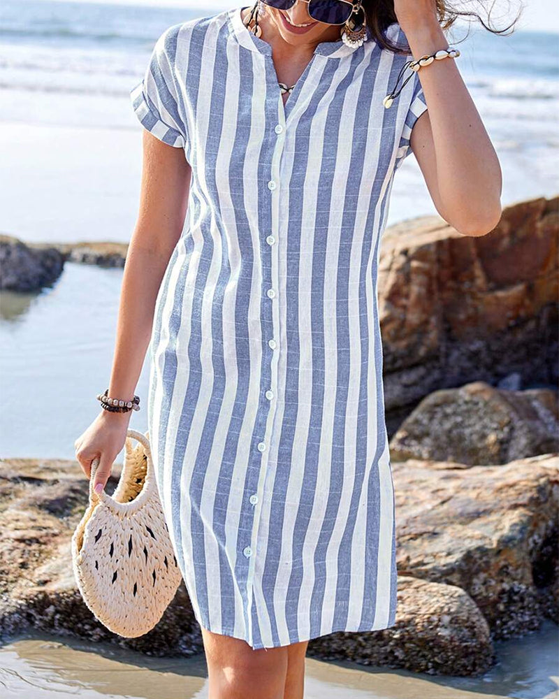 Classic Striped Dress