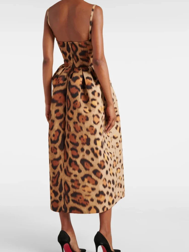 Bustier Bodycon Midi Dress