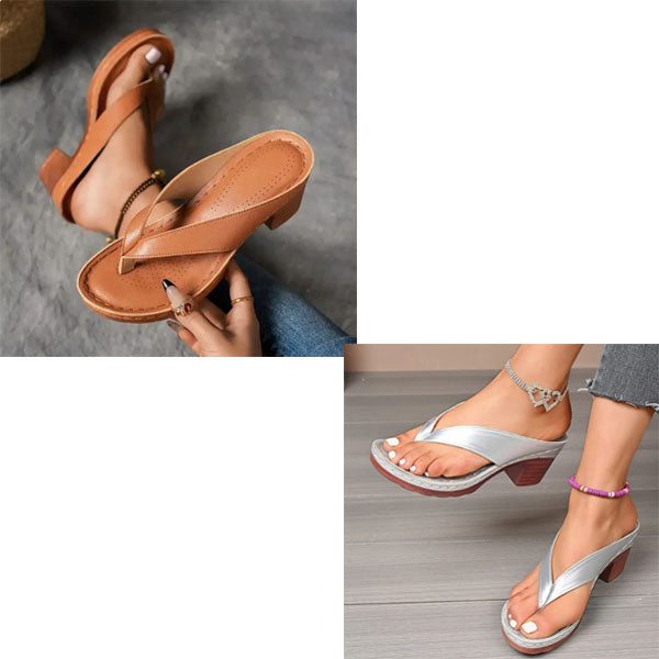SoleComfort | ๐บ2025 new Orthopaedic sandals with thick heel