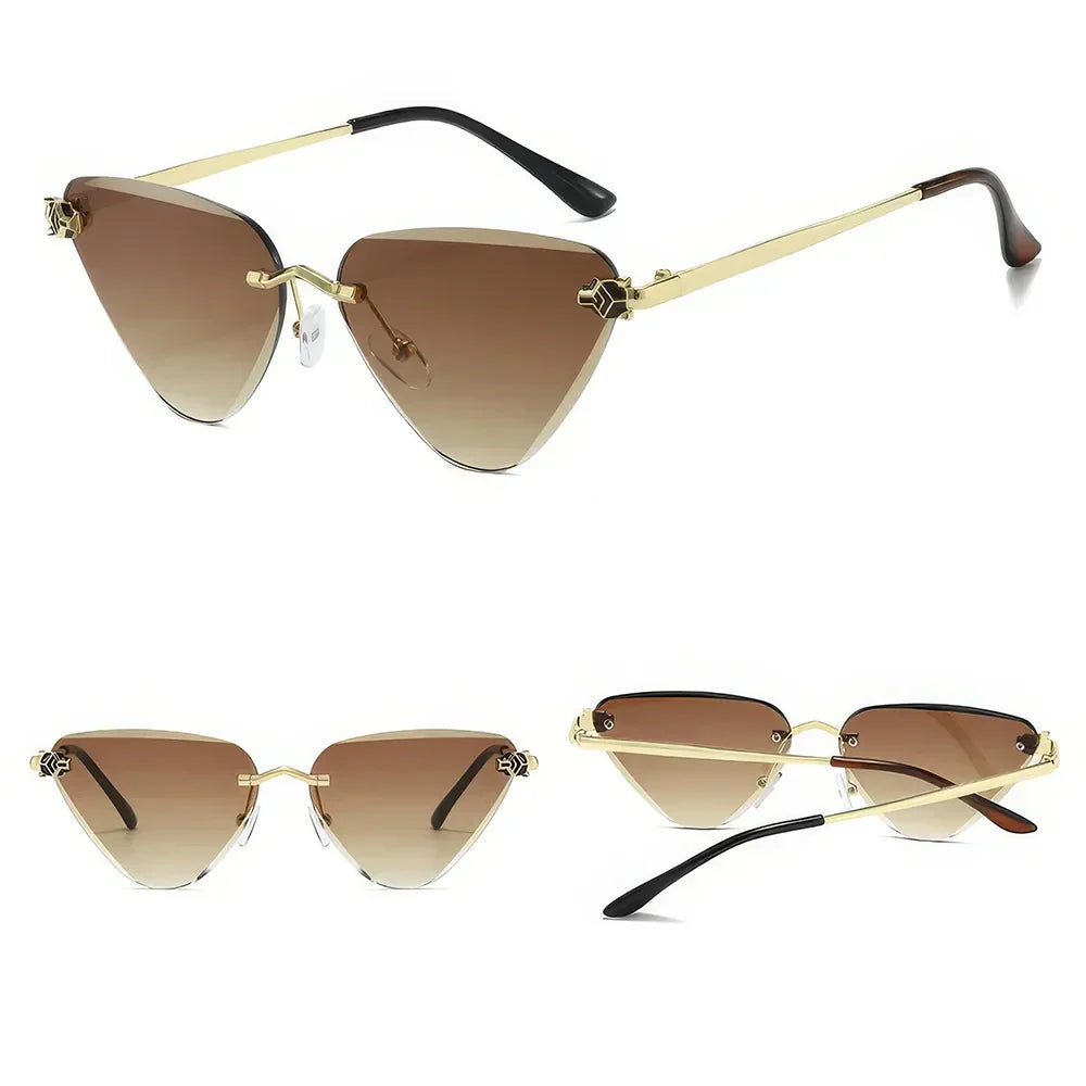 Gold Triangle Sunglasses