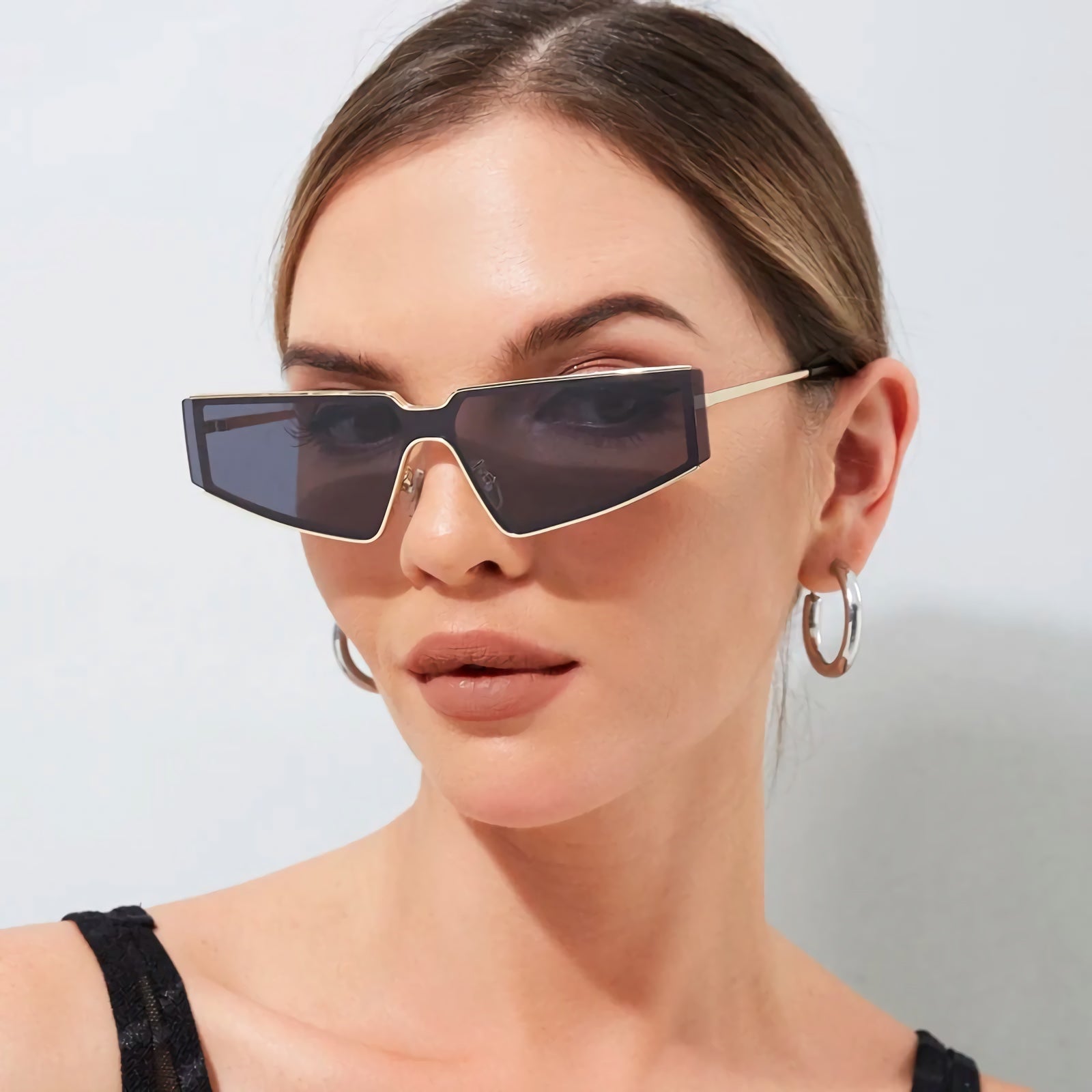 Flat-Top Rectangle Sunglasses