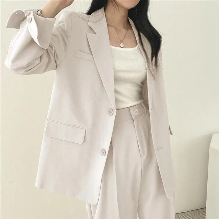 Oversized Blazer Trouser Suit Set