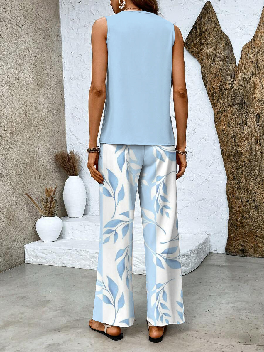 Layered Top & Trouser Set