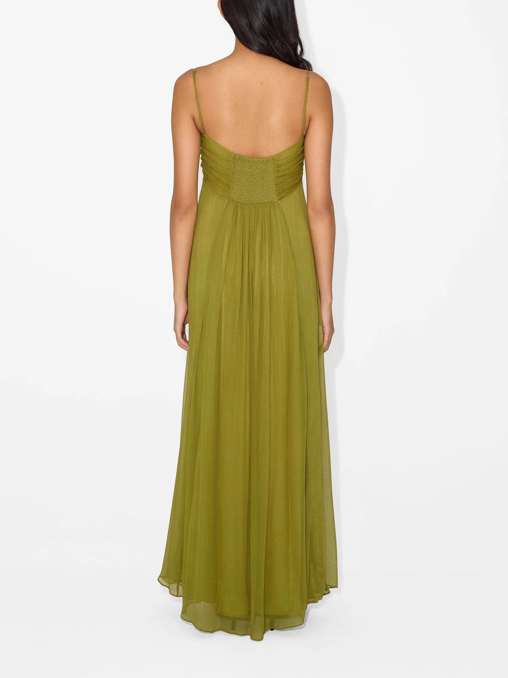 Chiffon Keyhole Maxi Gown