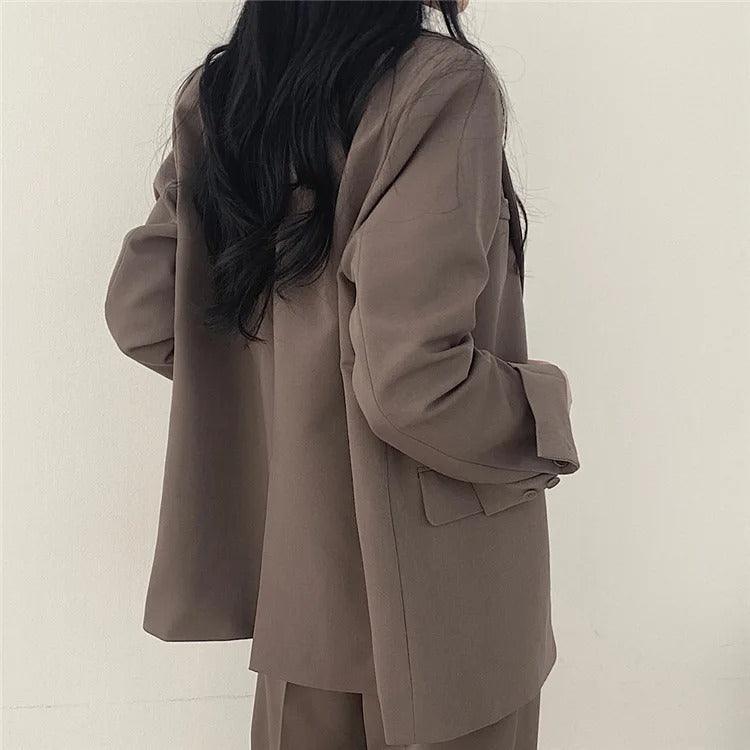 Oversized Blazer Trouser Suit Set