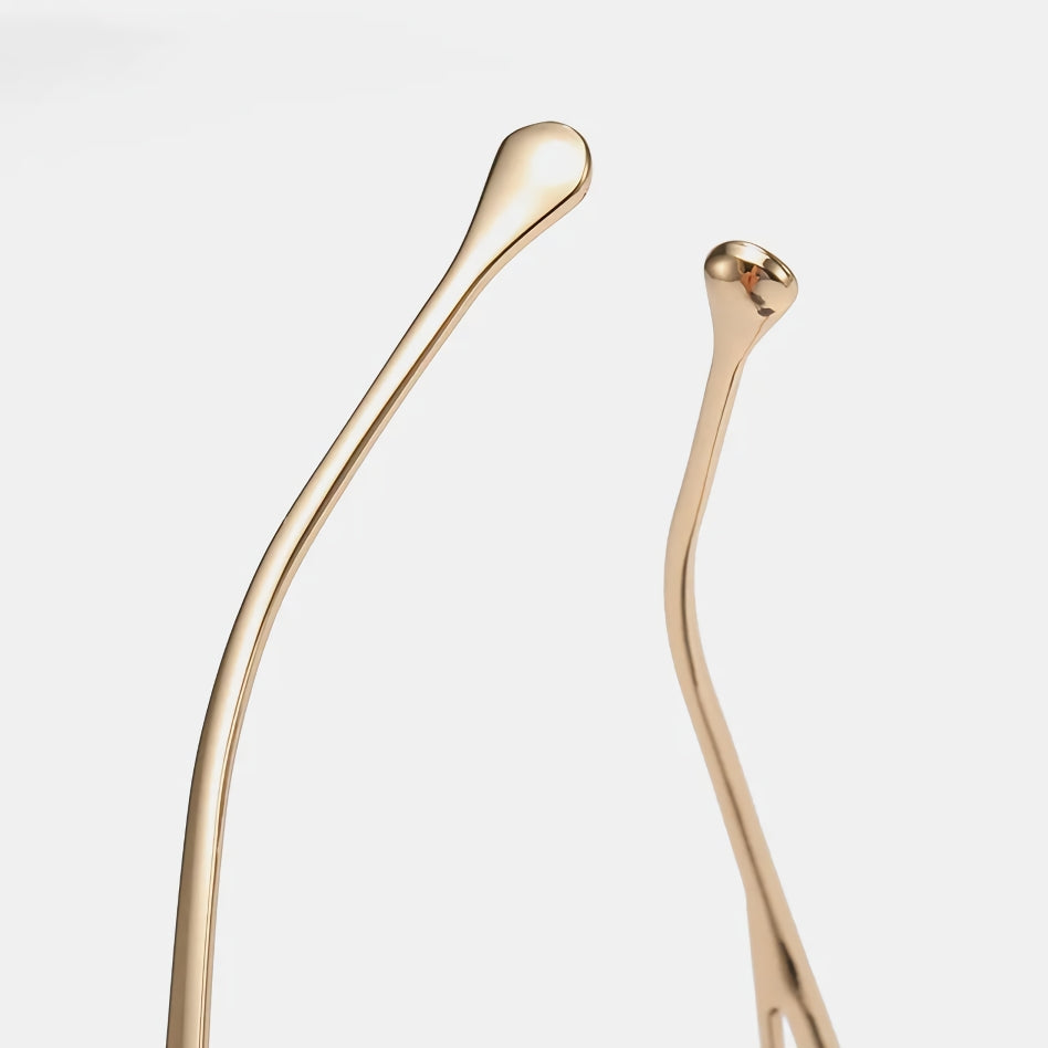 Sculpted Cat Eye Sunglasses