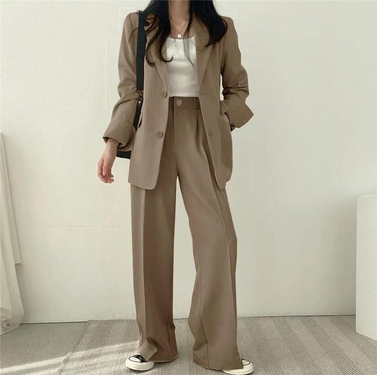 Oversized Blazer Trouser Suit Set
