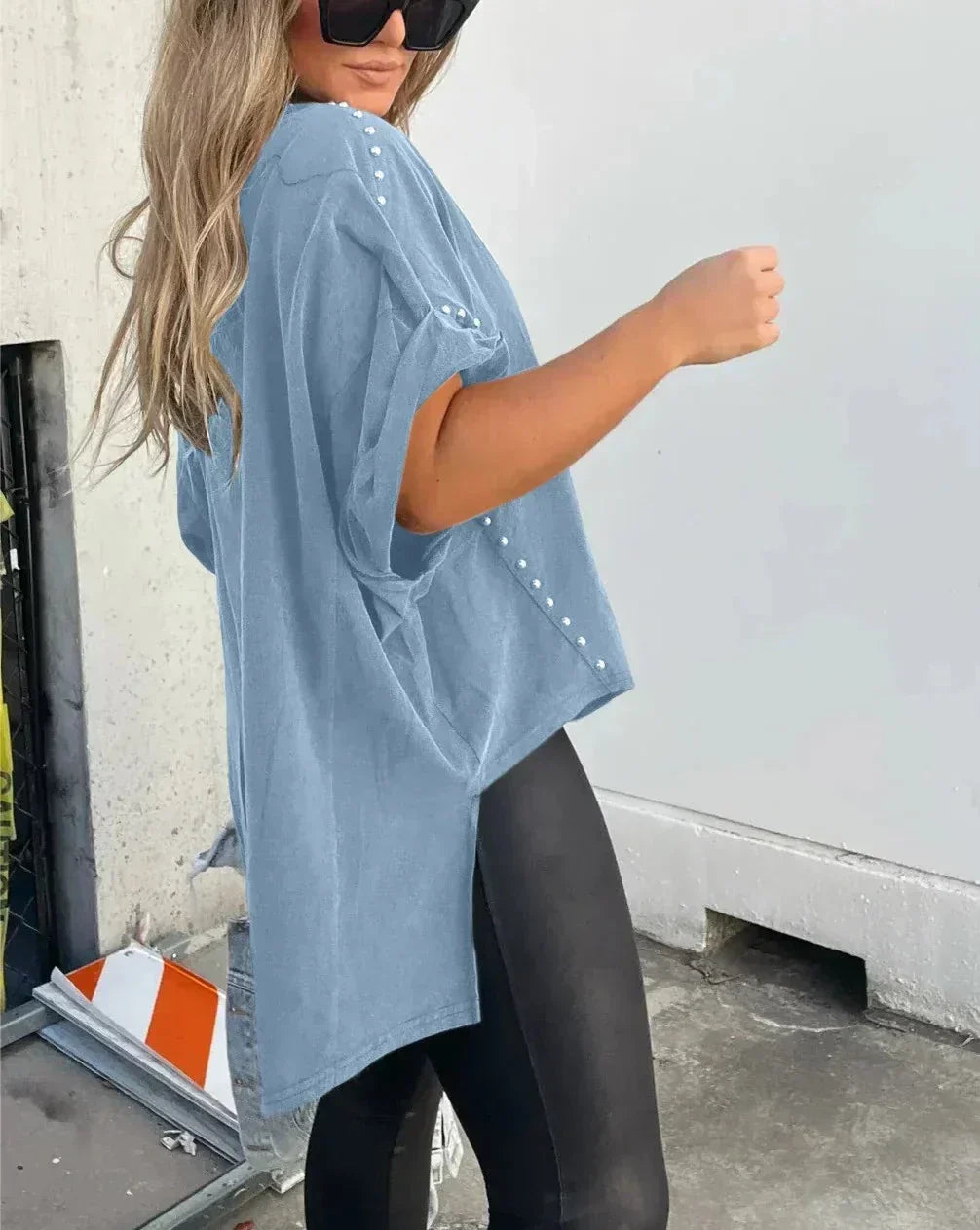 Dorothee™ | studded T-shirt in plus size