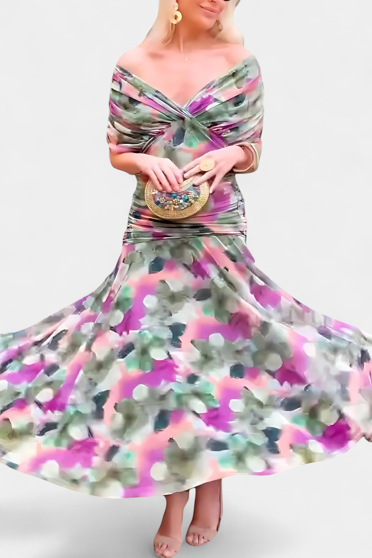 Flowing Drape Dress