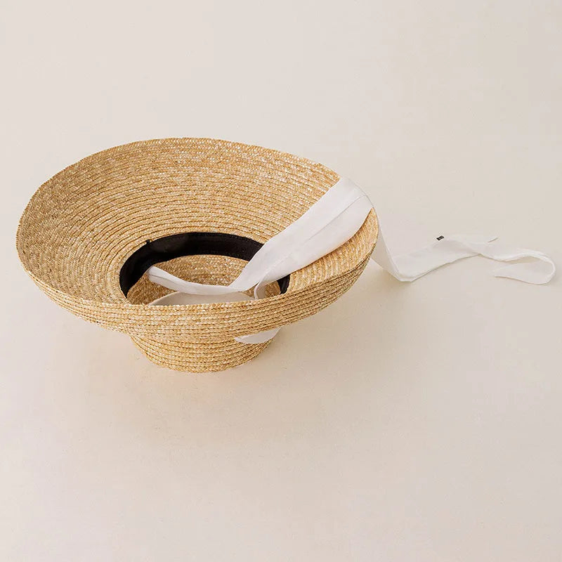 Trailing Ribbon Straw Sun Hat