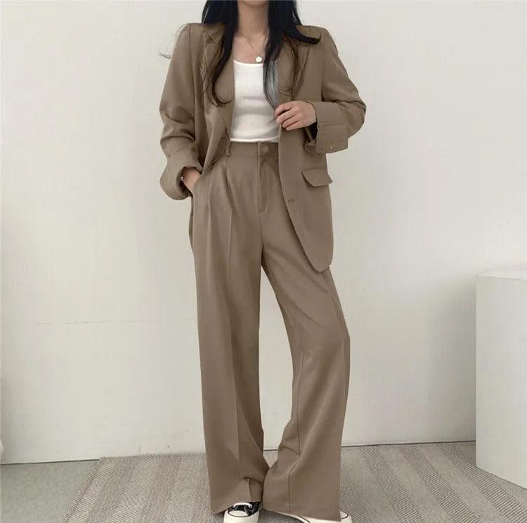 Oversized Blazer Trouser Suit Set