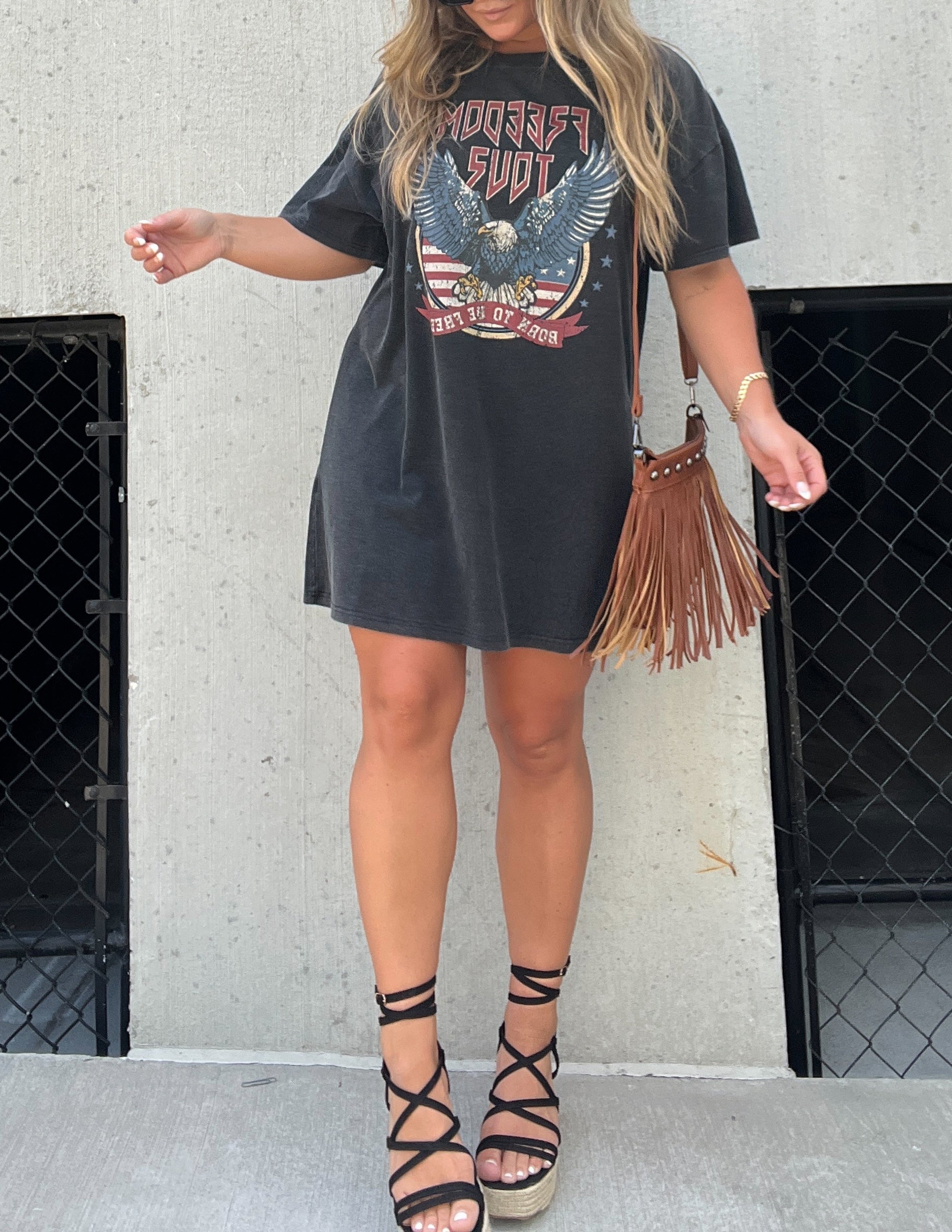 Graphic T-Shirt Shift Dress