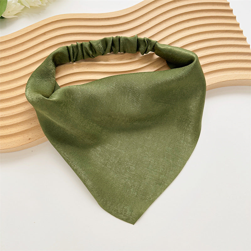 Satin Slip-On Hair Bandana