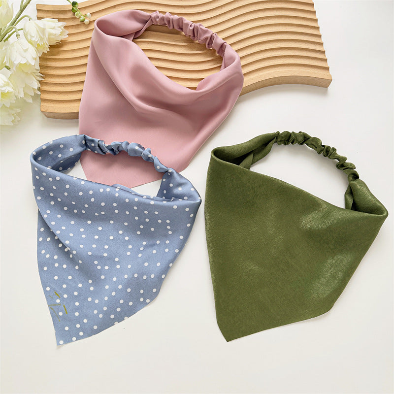Satin Slip-On Hair Bandana