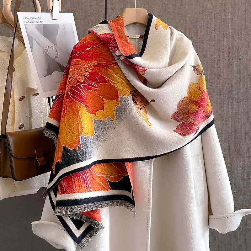Reversible Two-Tone Scarf