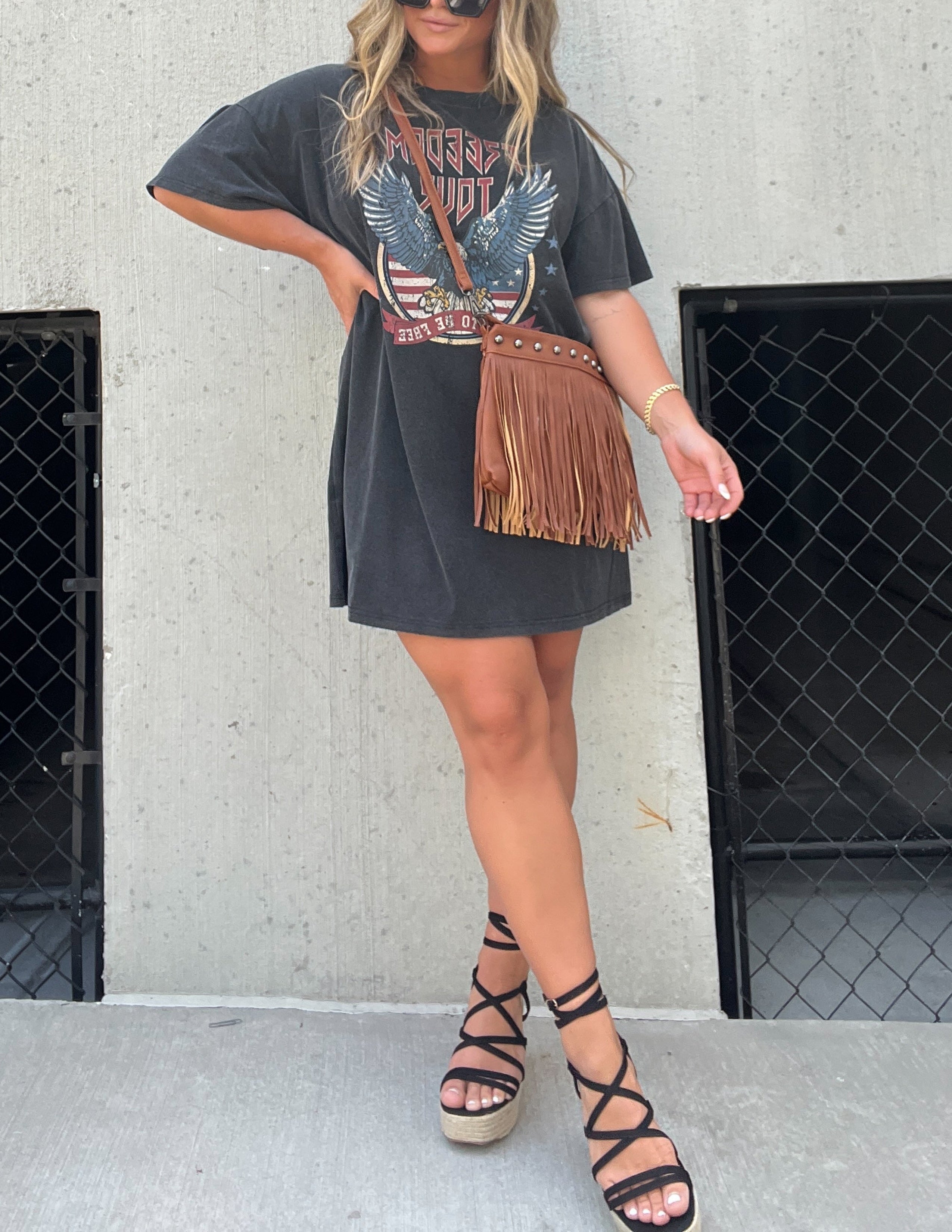 Graphic T-Shirt Shift Dress