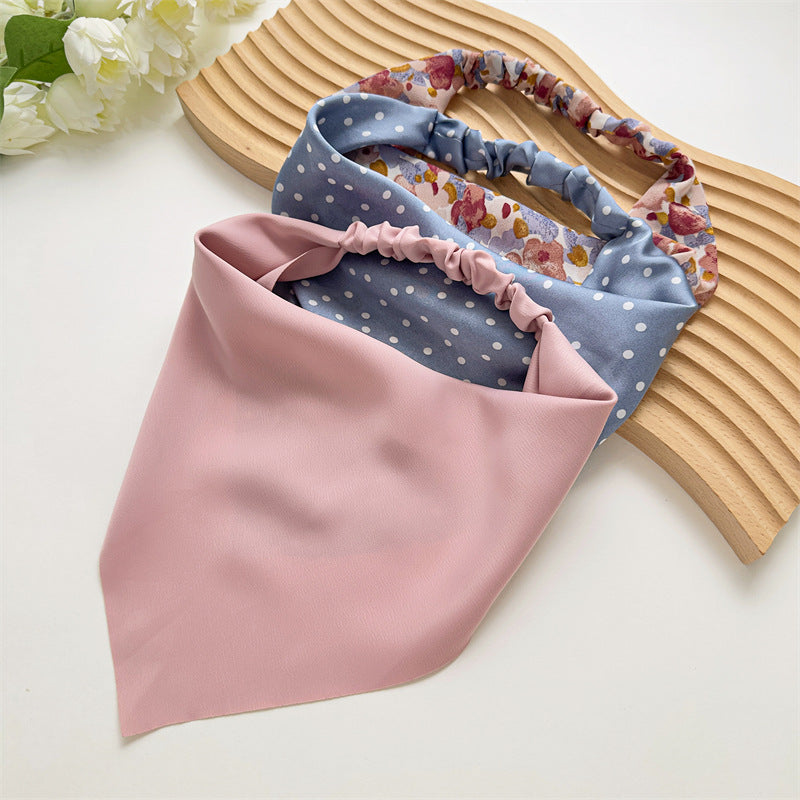 Satin Slip-On Hair Bandana