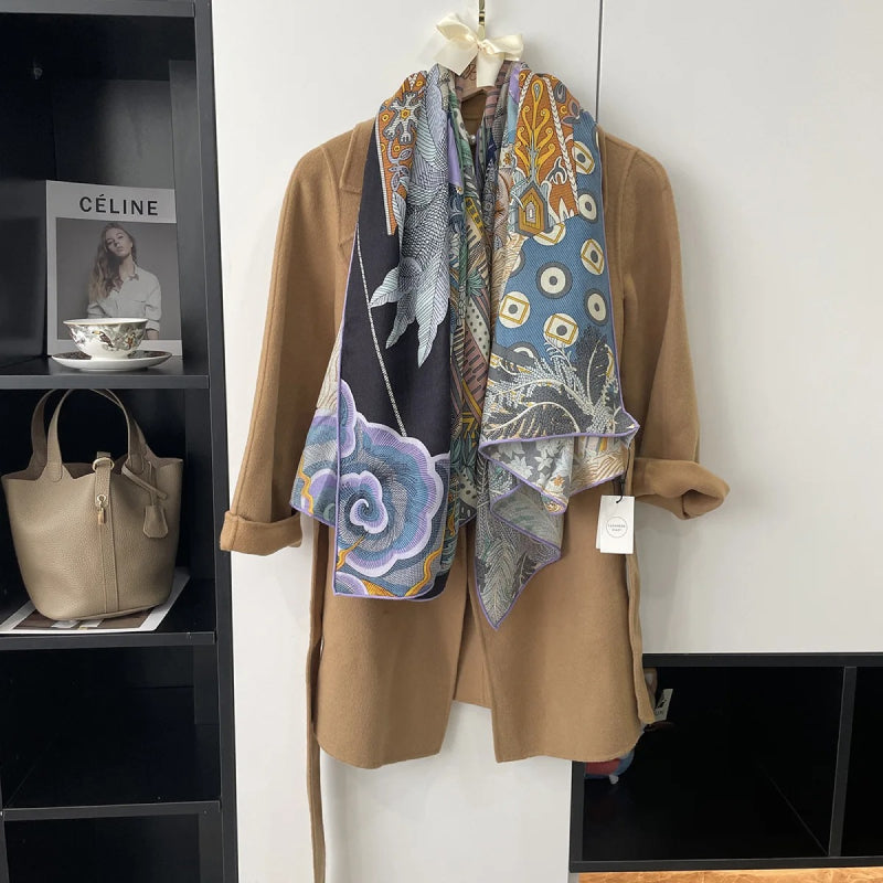 Oversized Soft-Woven Scarf