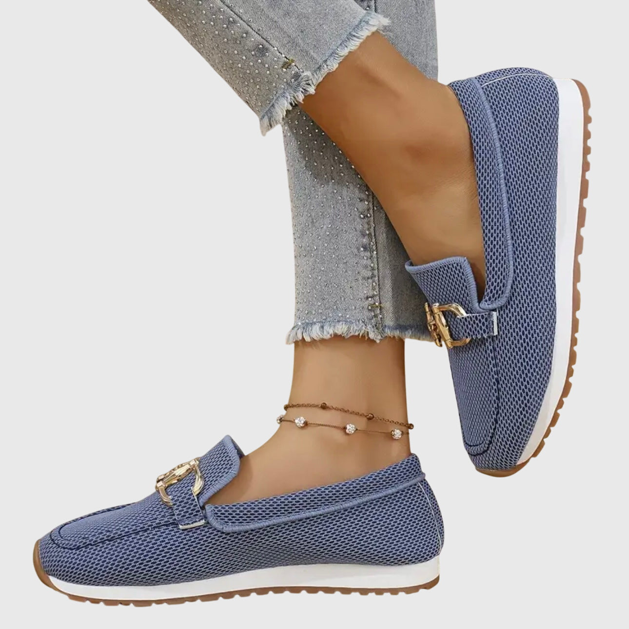 Gold Detail Comfort Loafers