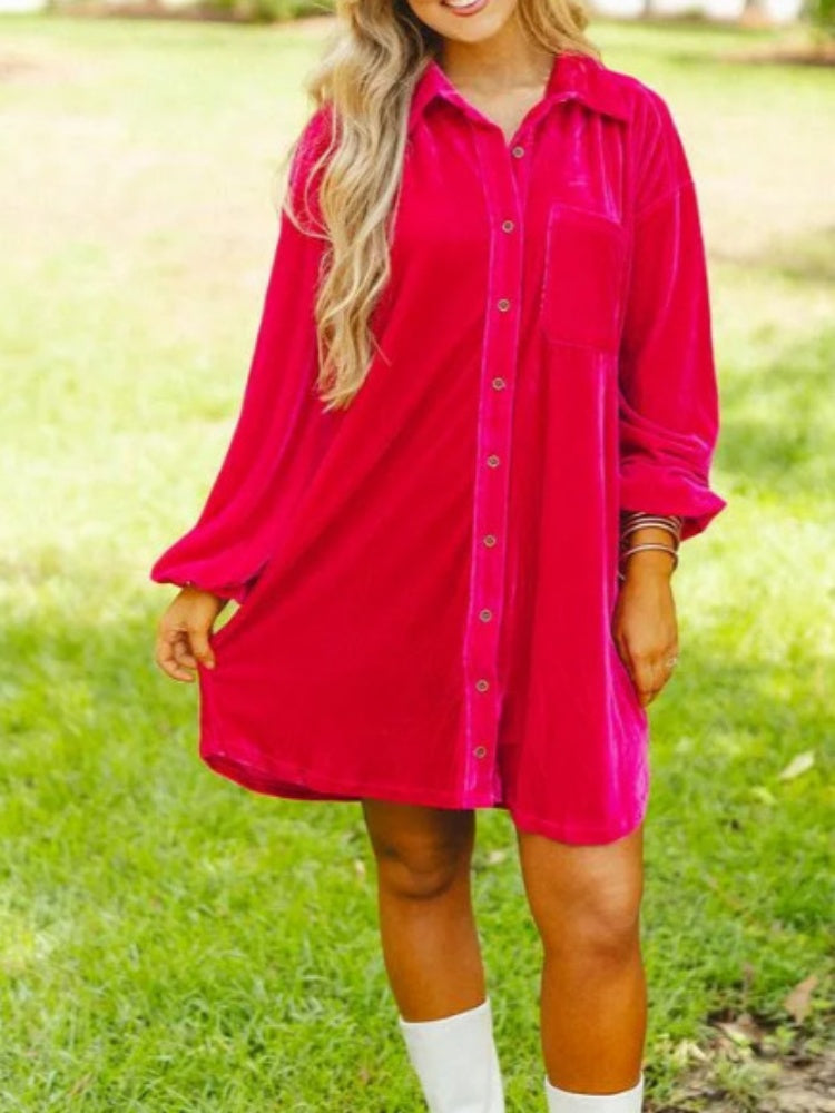 Button-Down Shirt Dress