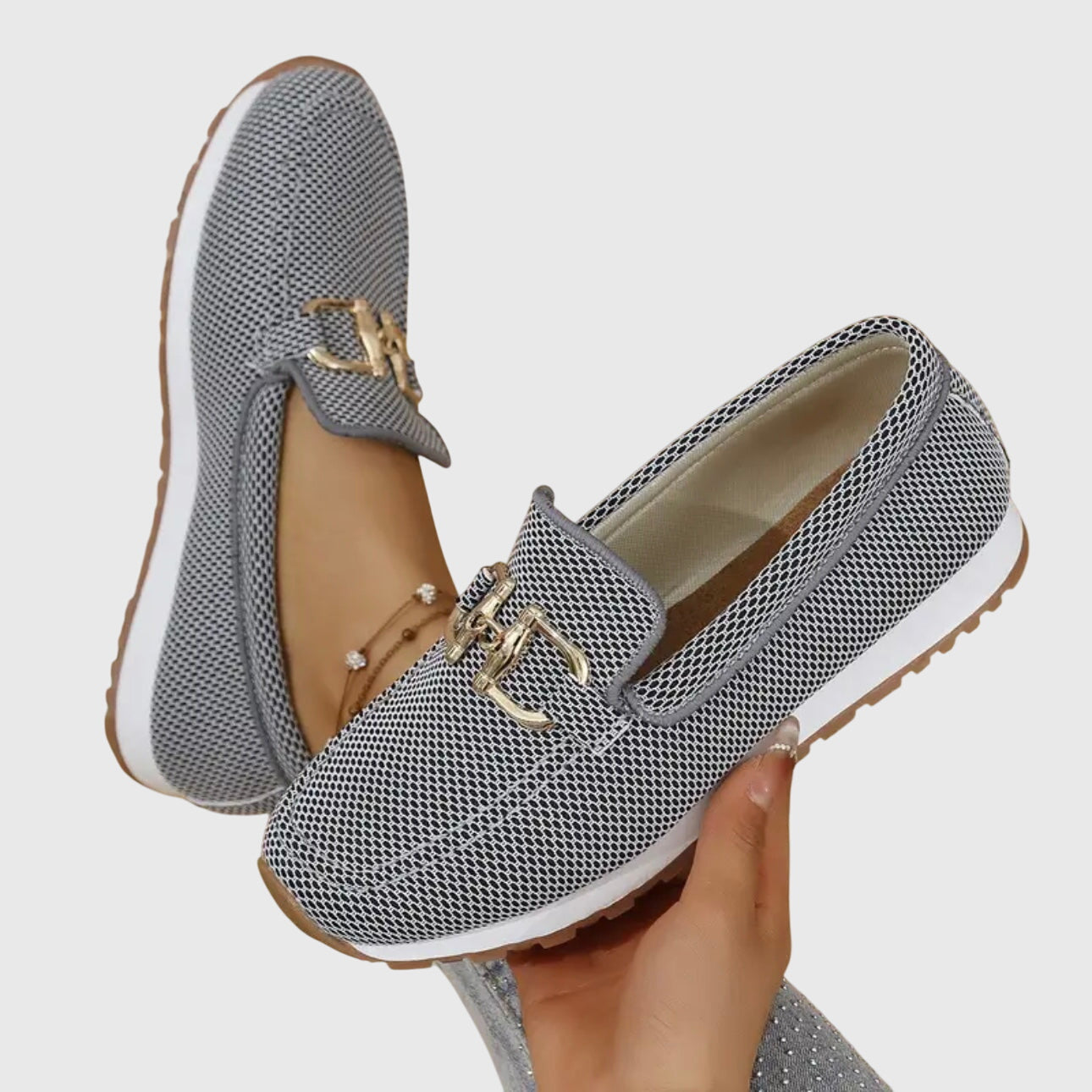 Gold Detail Comfort Loafers