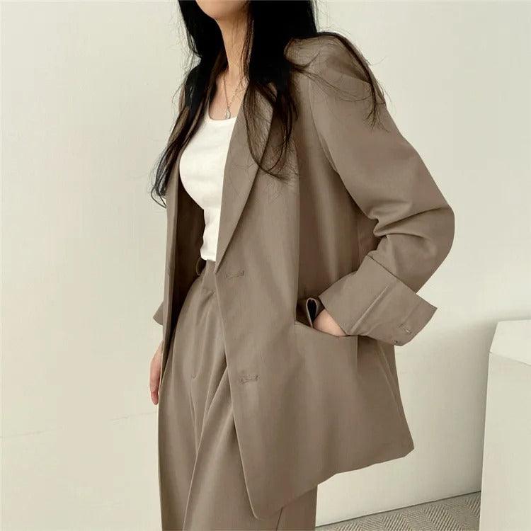 Oversized Blazer Trouser Suit Set