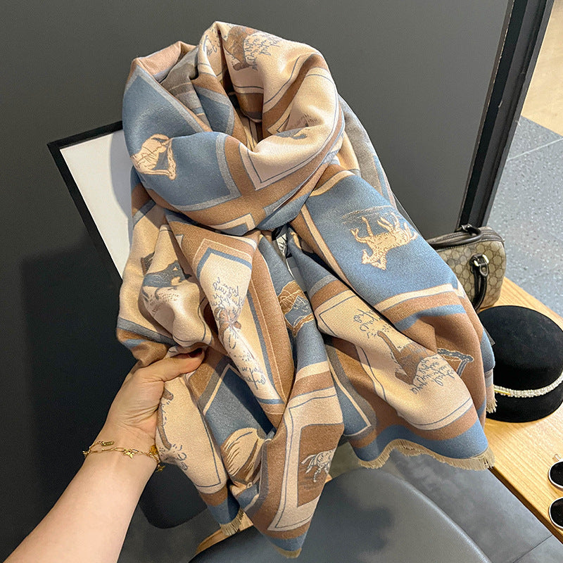 Dual-Use Travel Shawl