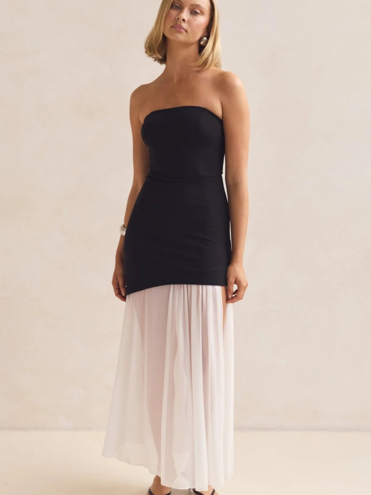 Cutout Bustier Bodycon Dress