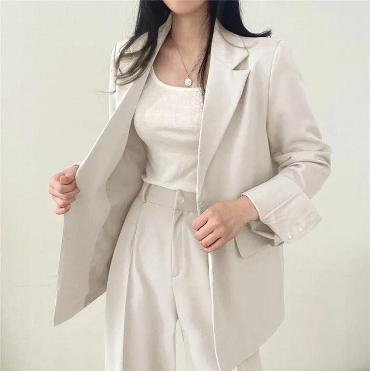 Oversized Blazer Trouser Suit Set