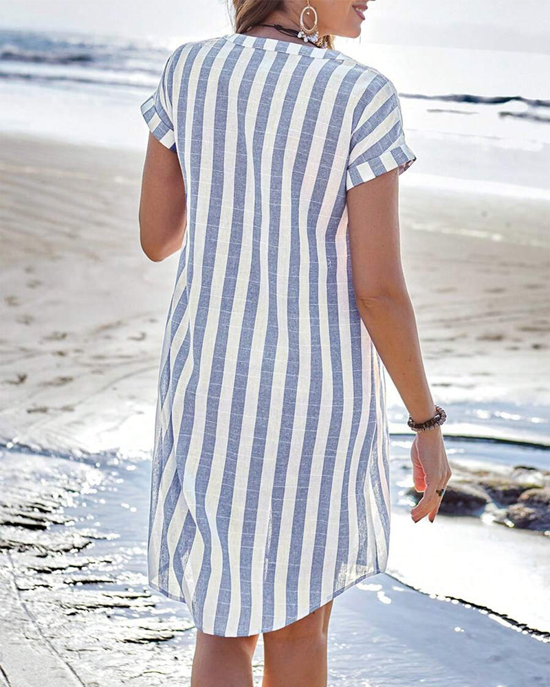 Classic Striped Dress