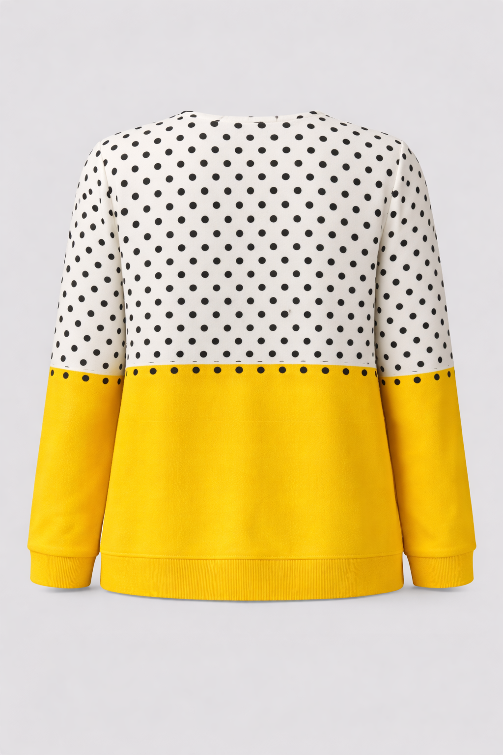 Polka Dot Colourblock Cardigan