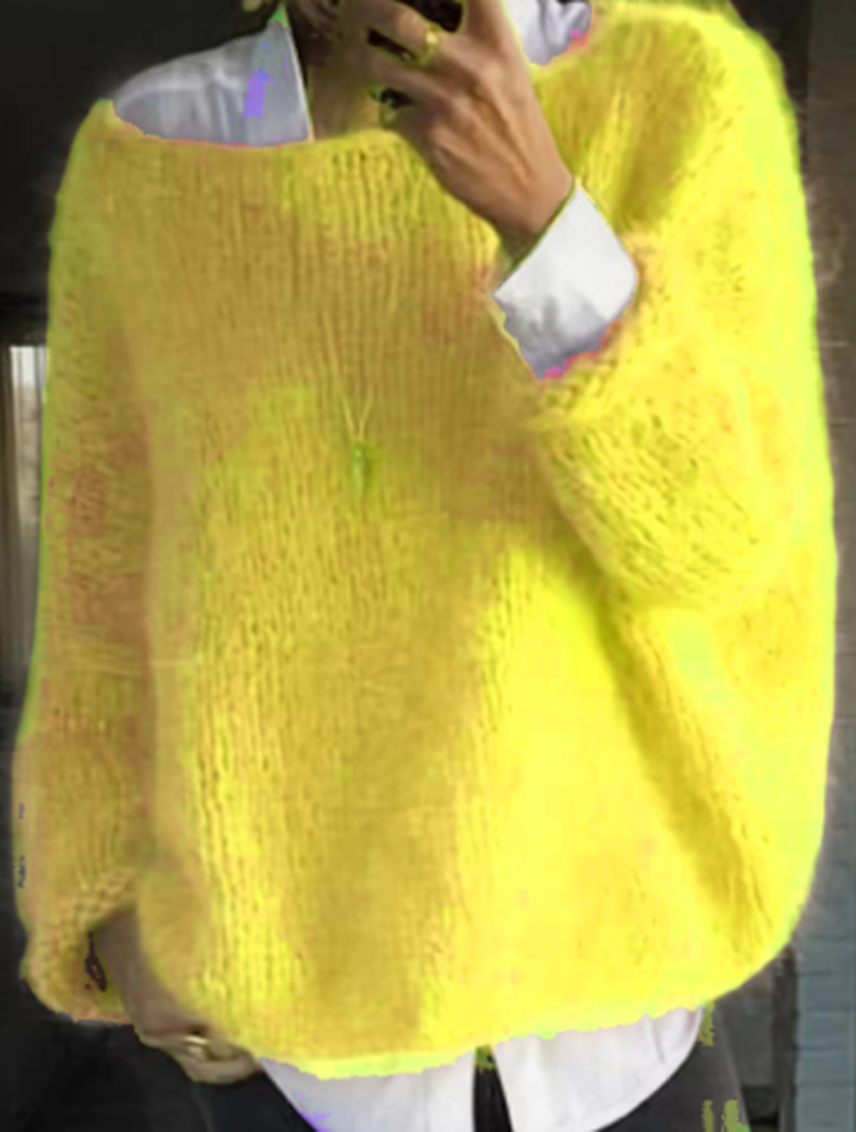 Fuzzy Boat Neck Jumper