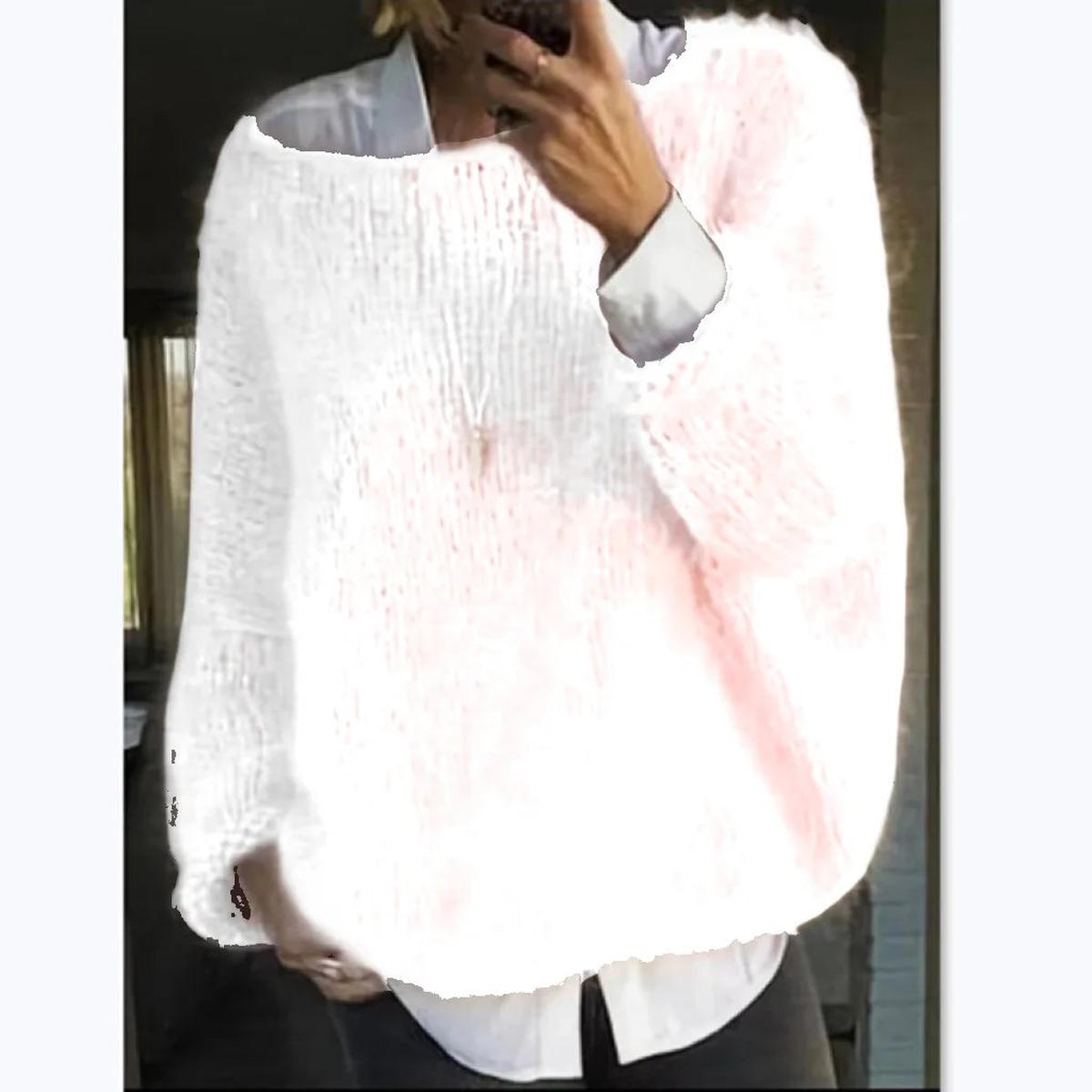 Fuzzy Boat Neck Jumper