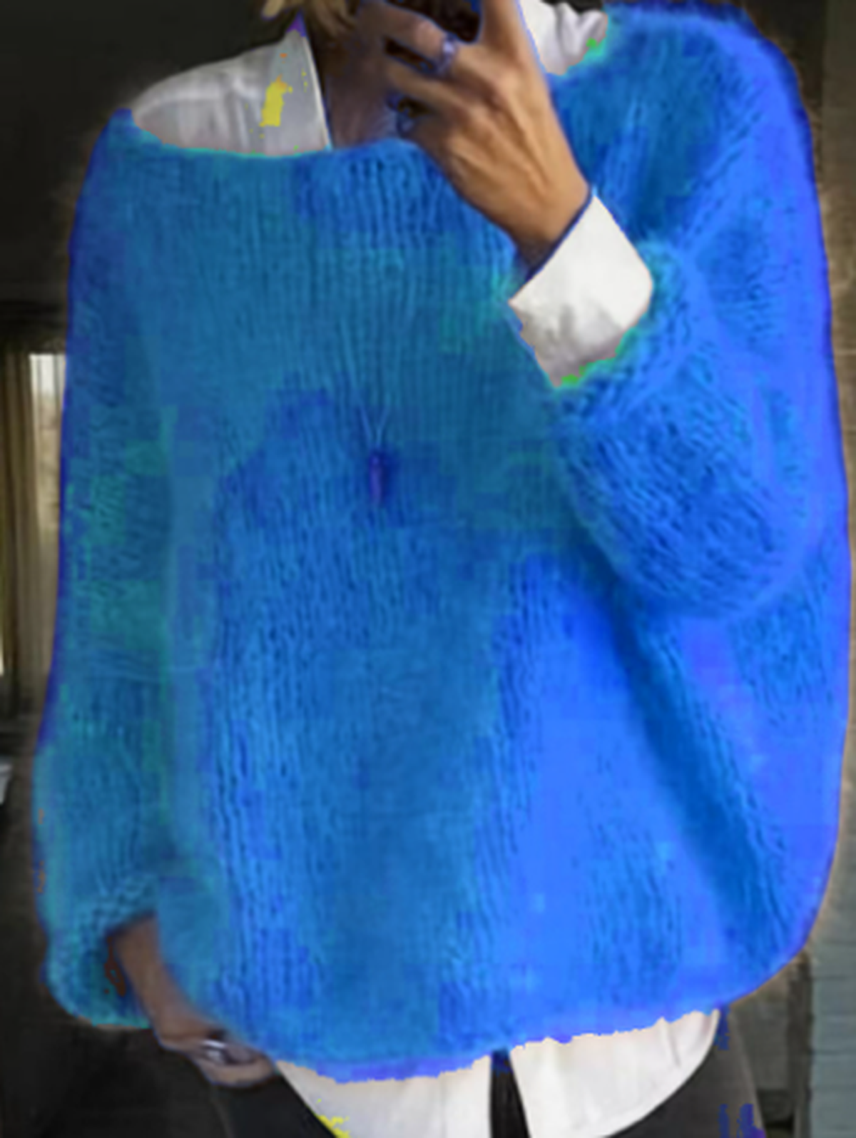 Fuzzy Boat Neck Jumper