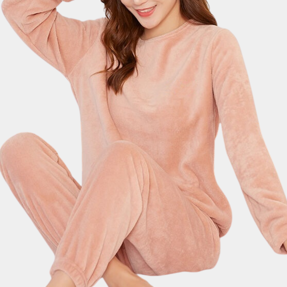 Velour Sweatshirt & Joggers Set