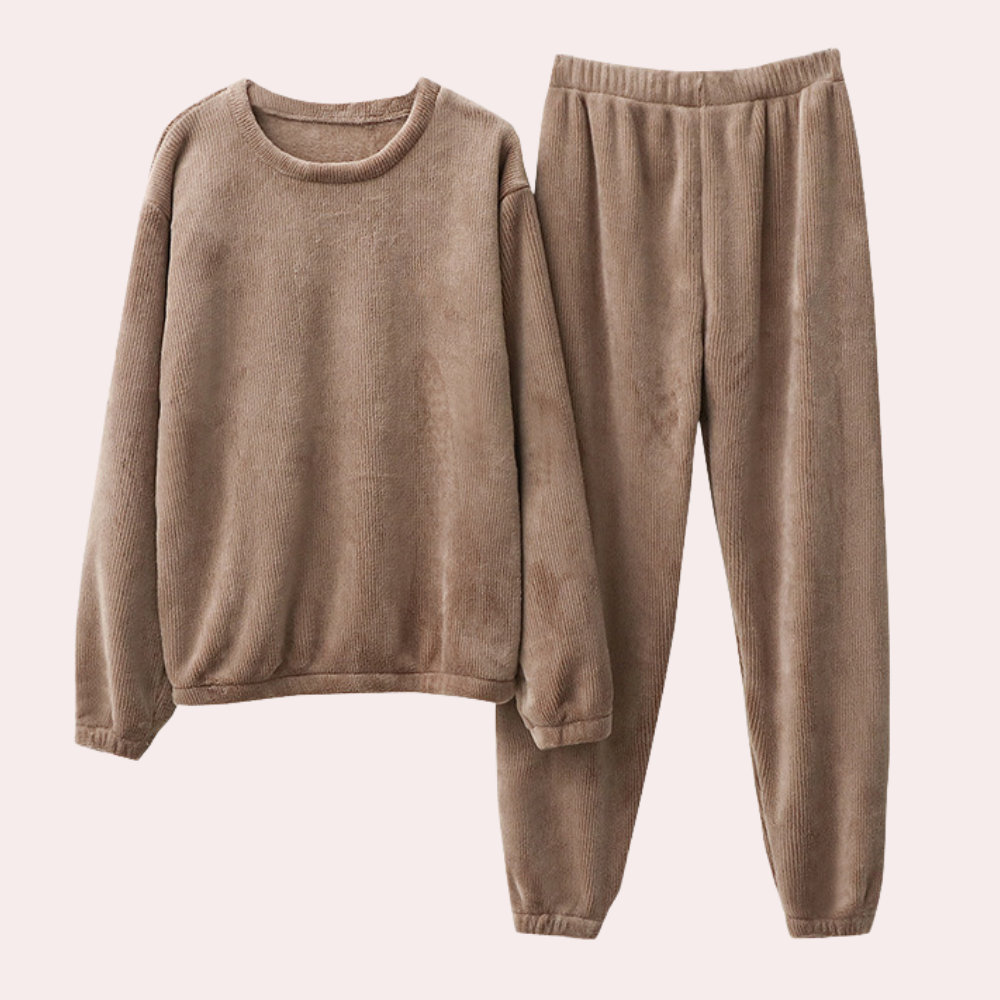Velour Sweatshirt & Joggers Set