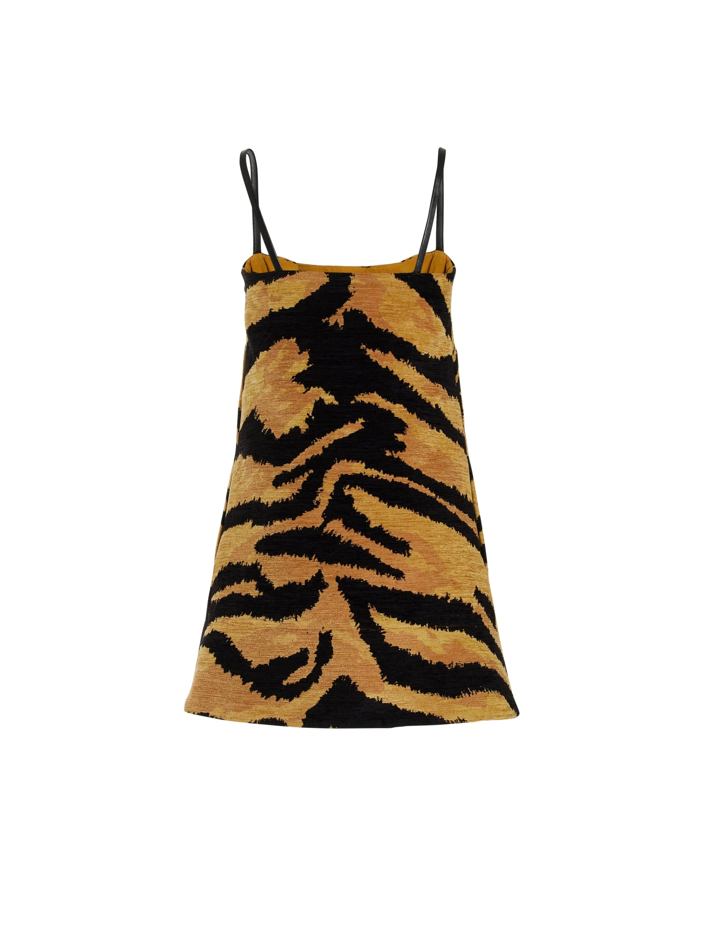 Tiger Jacquard Chenille Mini Dress