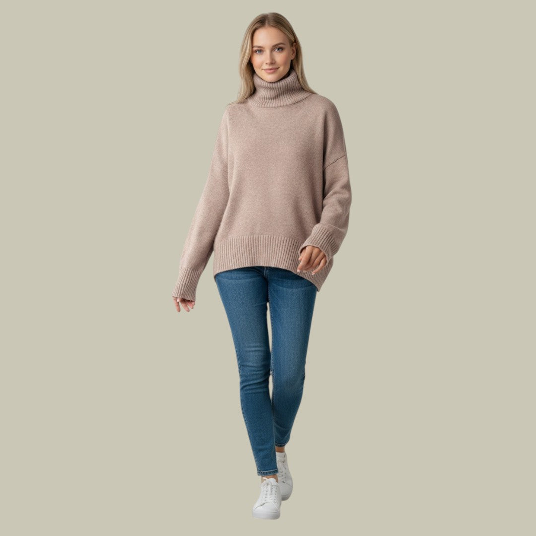 Oversized Roll Neck Jumper