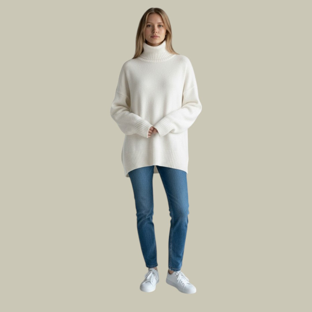 Oversized Roll Neck Jumper