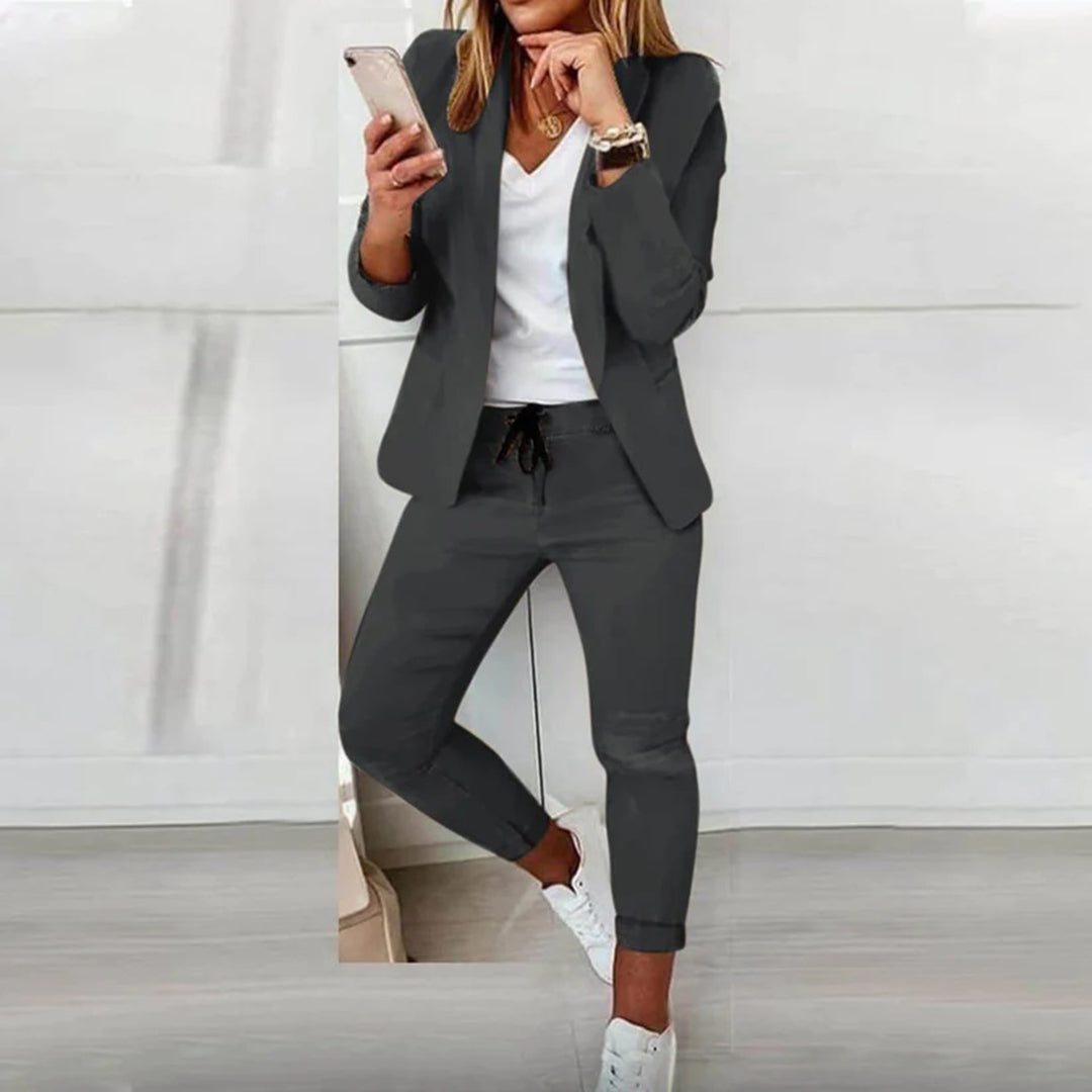 Soft Tailored Blazer & Jogger Set