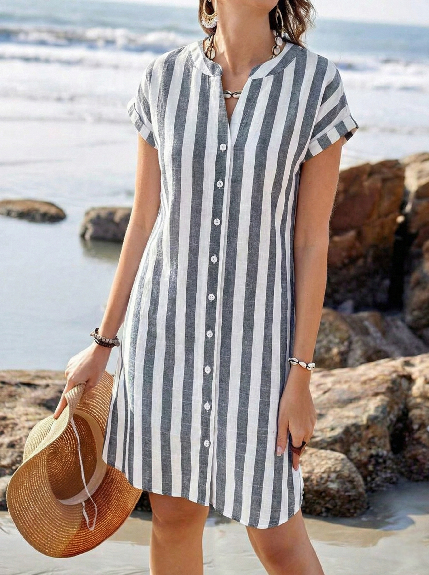 Classic Striped Dress